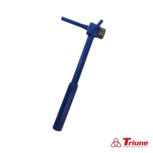PD-01 pin removal tool for excavators up to 20 ton with square and circular prongs for heavy-duty use